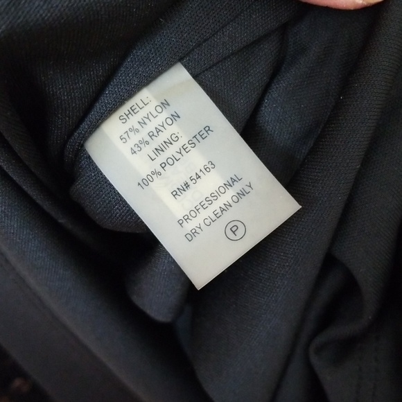 Calvin Klein Dress Sequin Fit and Flare Black - Picture 6 of 8